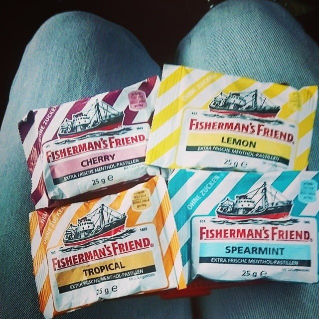 certezze wildcherry cherry lemon tropical spearmint fishermansfriend from Instagram Polodegoma