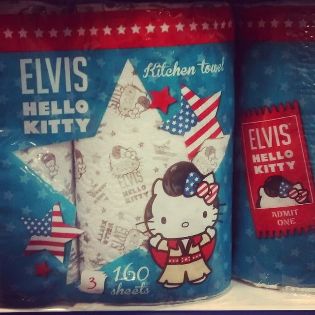 La sola cosa che mi viene in mente Γ¨… PERCHΓ‰? hellokiitty hello kitty Elvis Hell evilkitty china