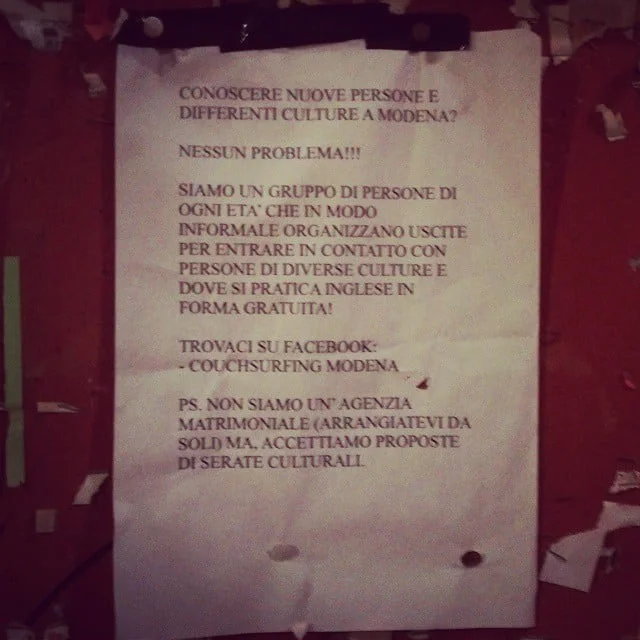 Modena autopromozione internetdiunavolta nuovi amici non siamo un& 039;agenzia matrimoniale :-D from Instagram Polodegoma