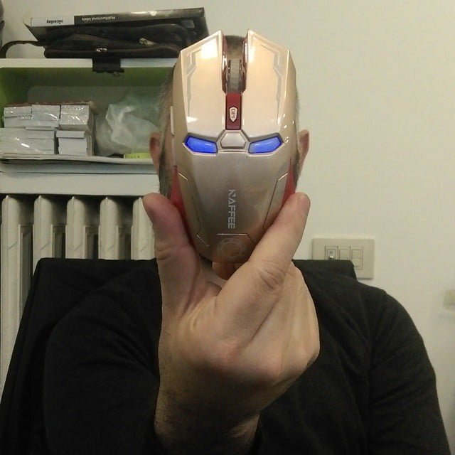 ironman mouse mask from Instagram Polodegoma