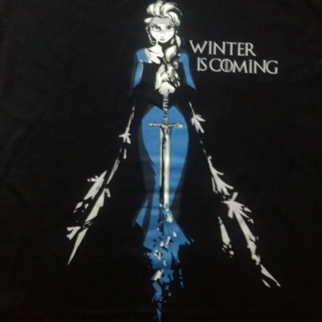 day016 elsa got frozen gamesofthrones mashup winter is coming 1tshirtaday unamagliettaalgiorno onetshirtaday maglietta tshirt tshirts maglietta magliette unafotoalgiorno love instagood