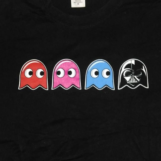 day095 pacman darthvader darth vader ghost ghosts inky pinky blinky clyde 1tshirtaday unamagliettaalgiorno onetshirtaday maglietta tshirt tshirts magliette unafotoalgiorno nofilter noiron iononstiro esivede