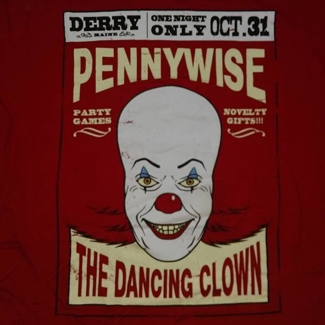 day101 it pennywise derry stephenking thedancingclown qwertee 1tshirtaday unamagliettaalgiorno onetshirtaday maglietta tshirt tshirts magliette unafotoalgiorno nofilter noiron iononstiro esivede