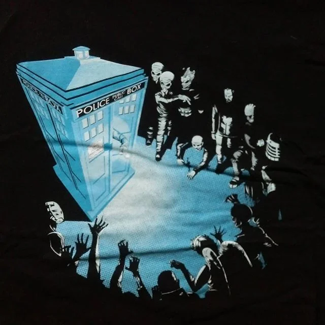 day080 doctorwho tardis myenemies dontblink exterminate dalek cyberman 1tshirtaday unamagliettaalgiorno onetshirtaday maglietta tshirt tshirts magliette unafotoalgiorno nofilter noiron iononstiro esivede