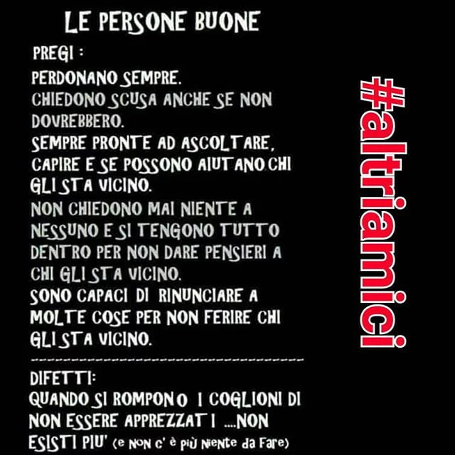 altriamici scared from Instagram Polodegoma