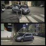 Sì, è sempre lo stesso genio che parcheggia in curva ma oggi ha superato se stesso, l&039;ha pure messa girata nel senso di marcia Della via laterale per non fare fatica la mattina.milaneseimbruttito parcheggioincurva contromano lastradaèmia percheiosoioevoinonsieteuncazzo
