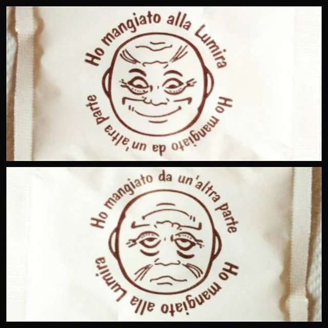 puntidivista laltrafacciadellamedaglia lalumira lalumiraristorante felice triste cibo
