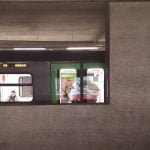 riflessi gemelli metropolitana metro lineaverde portagaribaldi direzioniopposte