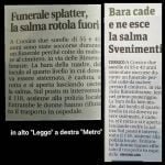 La stessa notizia da due giornali diversi.Non ho ancora capito quale delle due mi piace meno leggo metro freepress notizie splatter