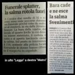 La stessa notizia da due giornali diversi.Non ho ancora capito quale delle due mi piace meno leggo metro freepress notizie splatter