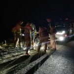 Noi ci siamo! Il camper ci ha fatto una sorpresa e ci ha aspettato per salutare Franco… Che ne ha approfittato per un massaggio al volo.crew raam2018 franco524 RAAM rv francomicolini raceacrossamerica