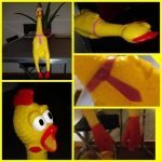 Io sono 174! Io sono un pollo serio, io ho lacravatta, non sono l&039;ultimo arrivato!   pollodigomma rubberchicken pollo polli gomma rubber chicken rubberlover collezione collection